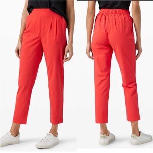 Lululemon Your True Trouser High Rise Pant: Carnation Red